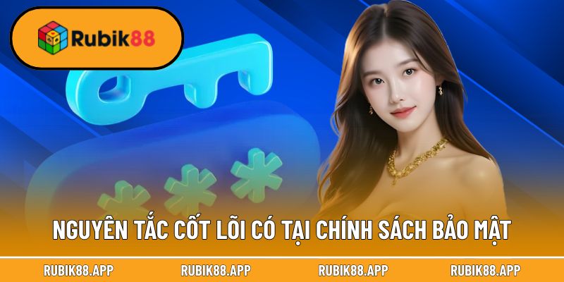 Nguyên tắc cốt lõi có tại chính sách bảo mật